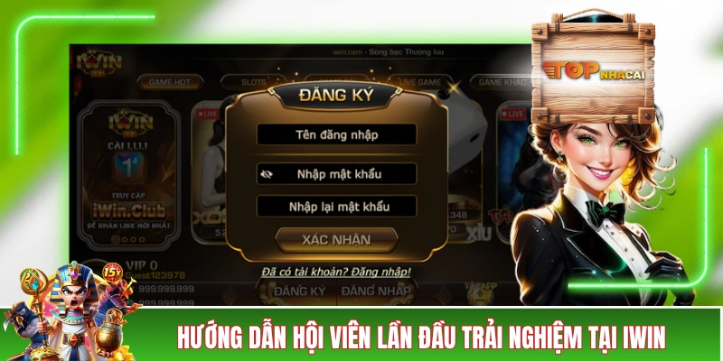 IWIN - Cổng Game Bài Đổi Thưởng Quốc Dân Của Mọi Nhà Hướng dẫn hội viên lần đầu trải nghiệm tại IWIN