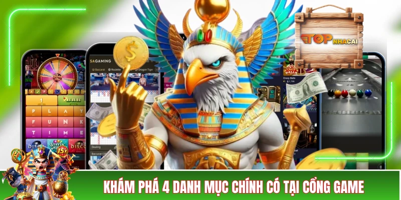 IWIN - Cổng Game Bài Đổi Thưởng Quốc Dân Của Mọi Nhà Khám phá 4 danh mục chính có tại cổng game