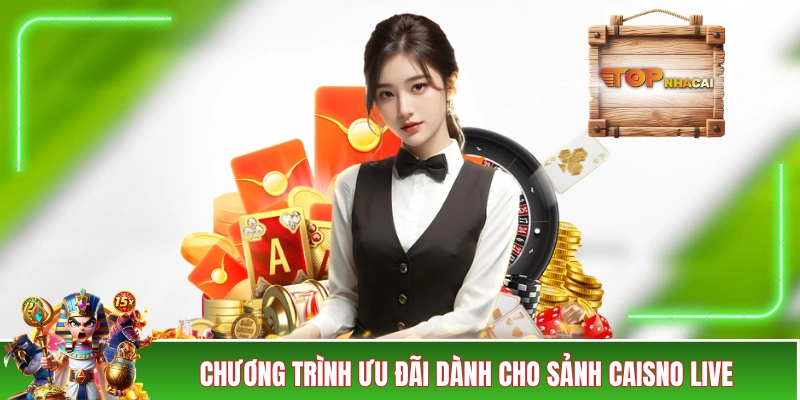 Chương trình ưu đãi dành cho sảnh casino live