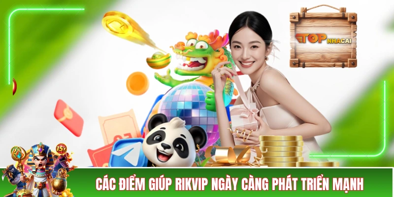 RIKVIP - Cổng Game Bài Đẳng Cấp Của Tài Phiệt Xứ Cờ Hoa Các điểm giúp RIKVIP ngày càng phát triển mạnh