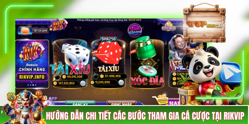 RIKVIP - Cổng Game Bài Đẳng Cấp Của Tài Phiệt Xứ Cờ Hoa Hướng dẫn chi tiết các bước tham gia cá cược A đến Z